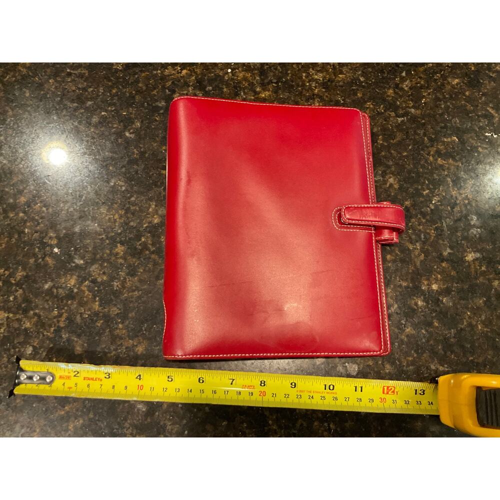 Filofax Italian leather travel planner Danish